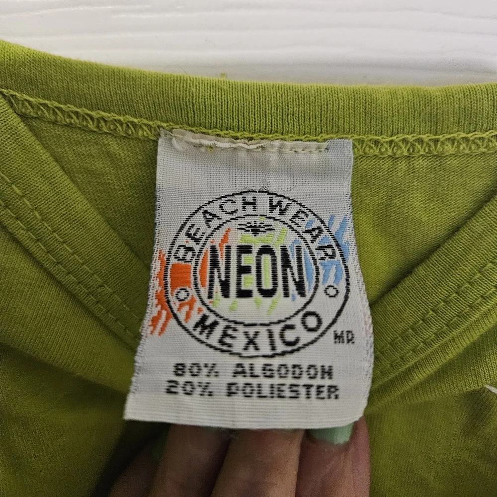 Vintage Green Sundress with Spaghetti Straps - Picture 7 of 14